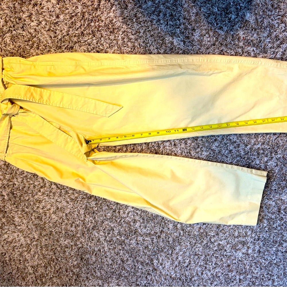 J. Crew Women's Cream Tie-Waist Trousers - Picture 5 of 5